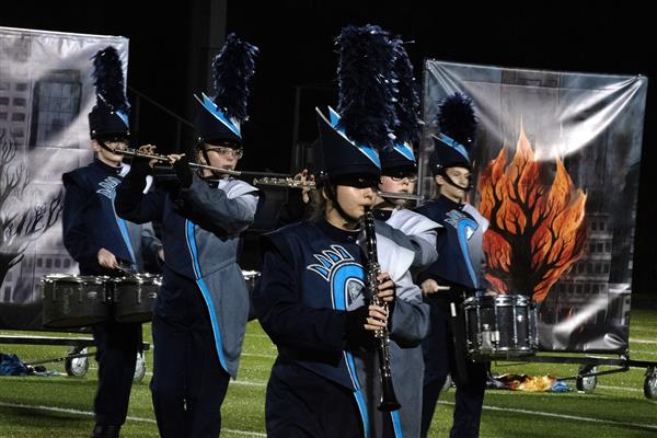 Chesapeake High School Marching Band Performing